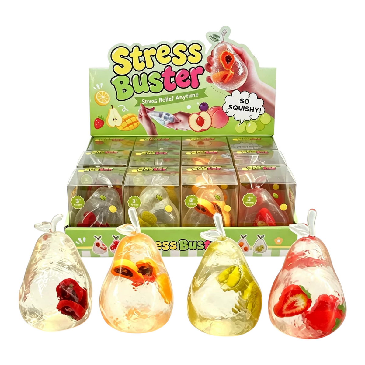 Coconut oil Pear | 12-Piece  9cm In box+Display Box