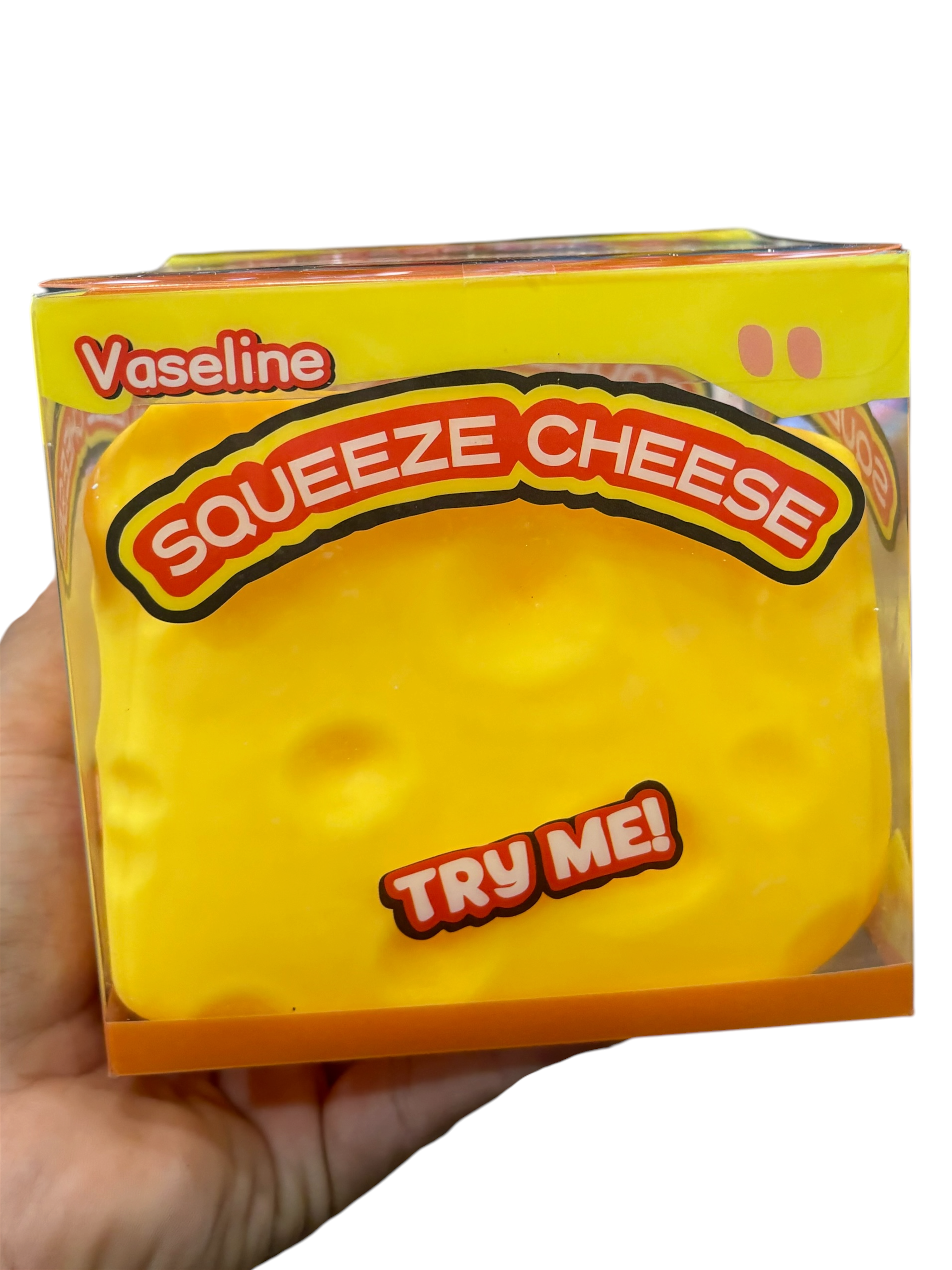 JUMBO  VASELINE CHEESE SQUISHY-2Pc Box 15cm