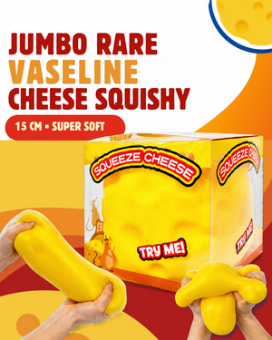 JUMBO  VASELINE CHEESE SQUISHY-2Pc Box 15cm