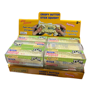 CRACKLE WAX  Butter SQUISHY TOYS  | 12-Piece Display Box