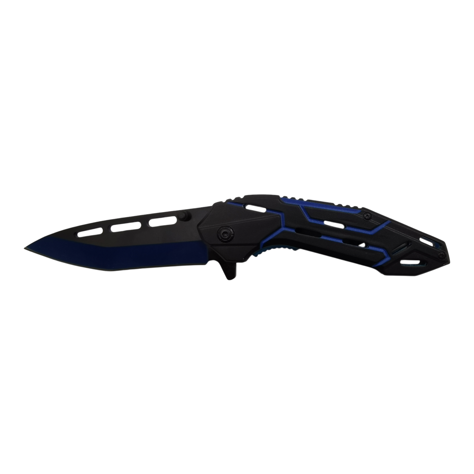 Sleek Blue Eagle Hunting Utility Knife