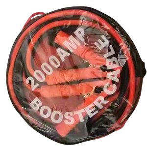 Heavy-Duty 2000A Car Booster Cables - Pack of 3