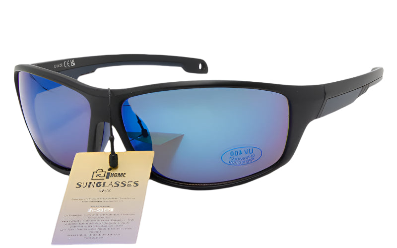 Black and dark blue sunglasses