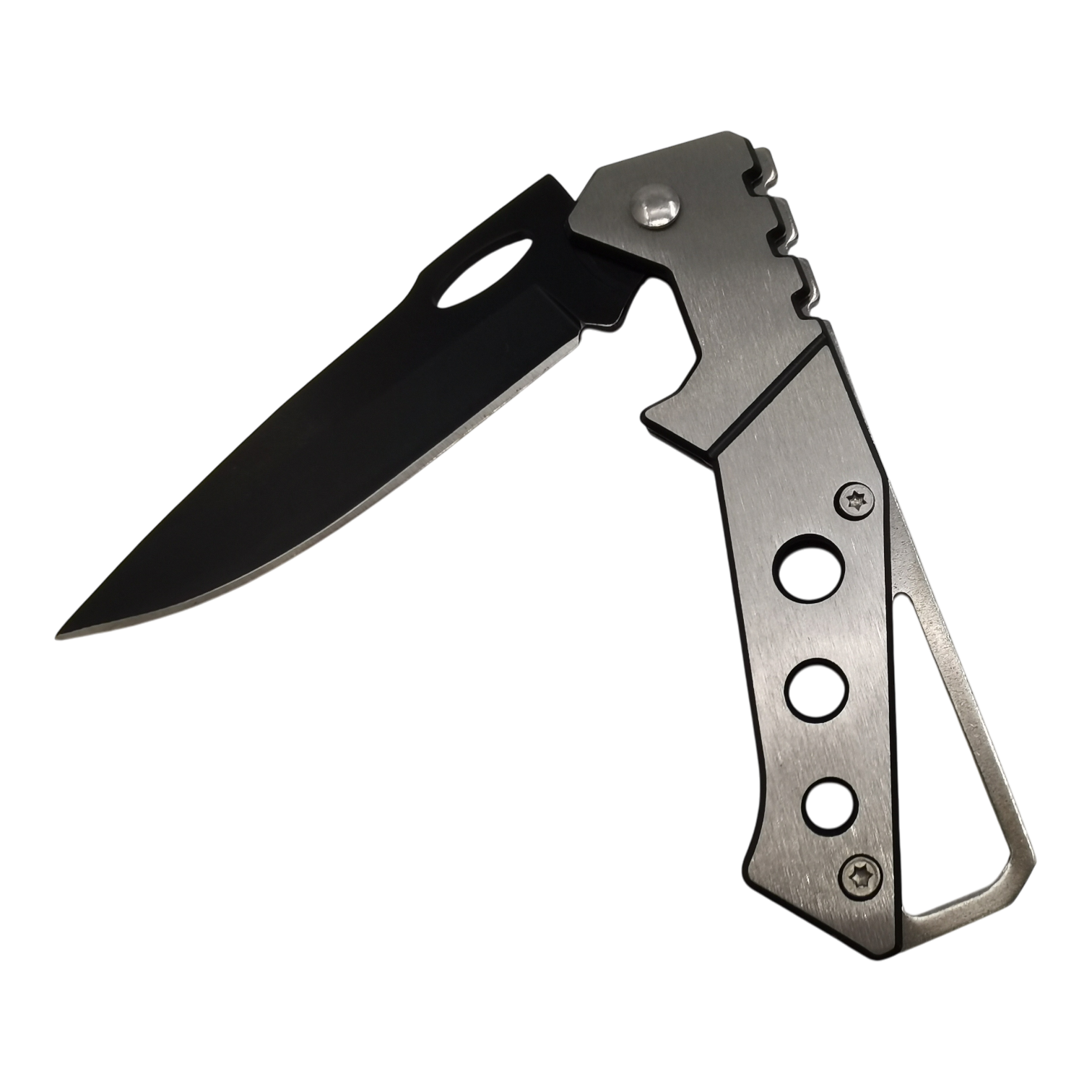 Silver  Hunting Utility Knife
