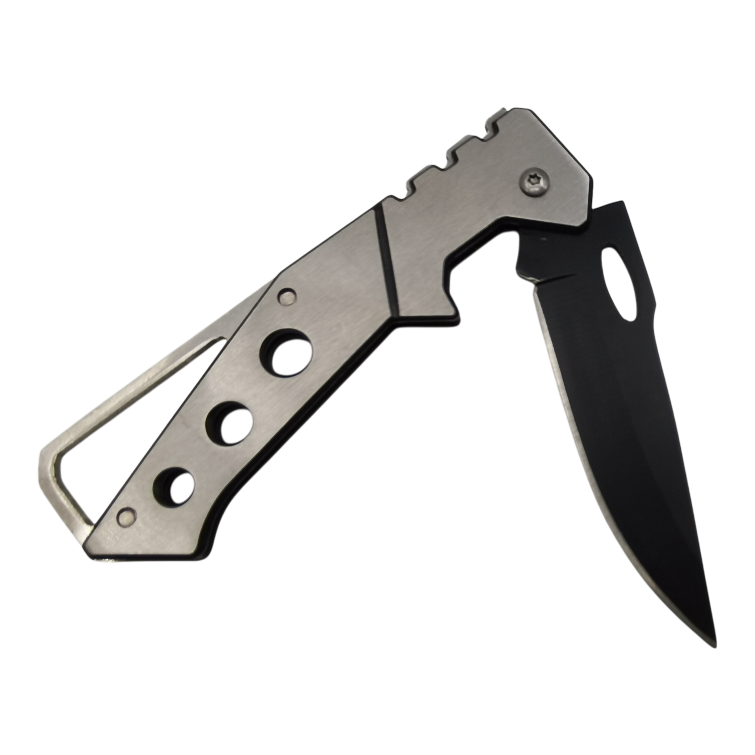 Silver  Hunting Utility Knife