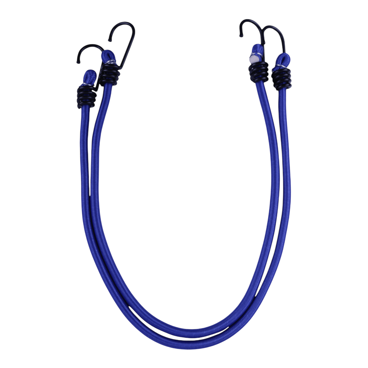 Heavy-Duty 2ft Bungee Cords (2 Cords Per Bag) - Pack of 3