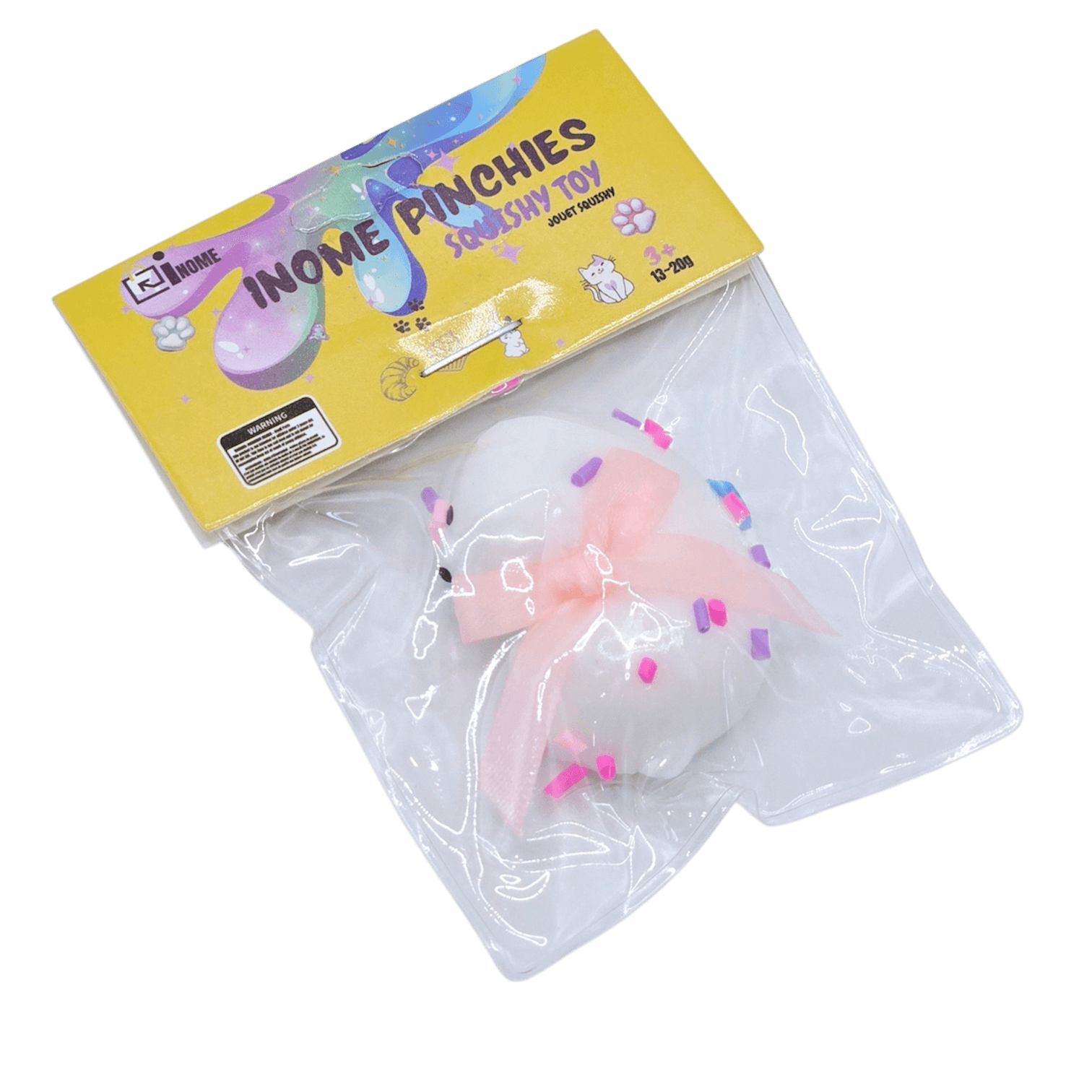 Small Squishy Toys - Box of 60 Assorted Pieces