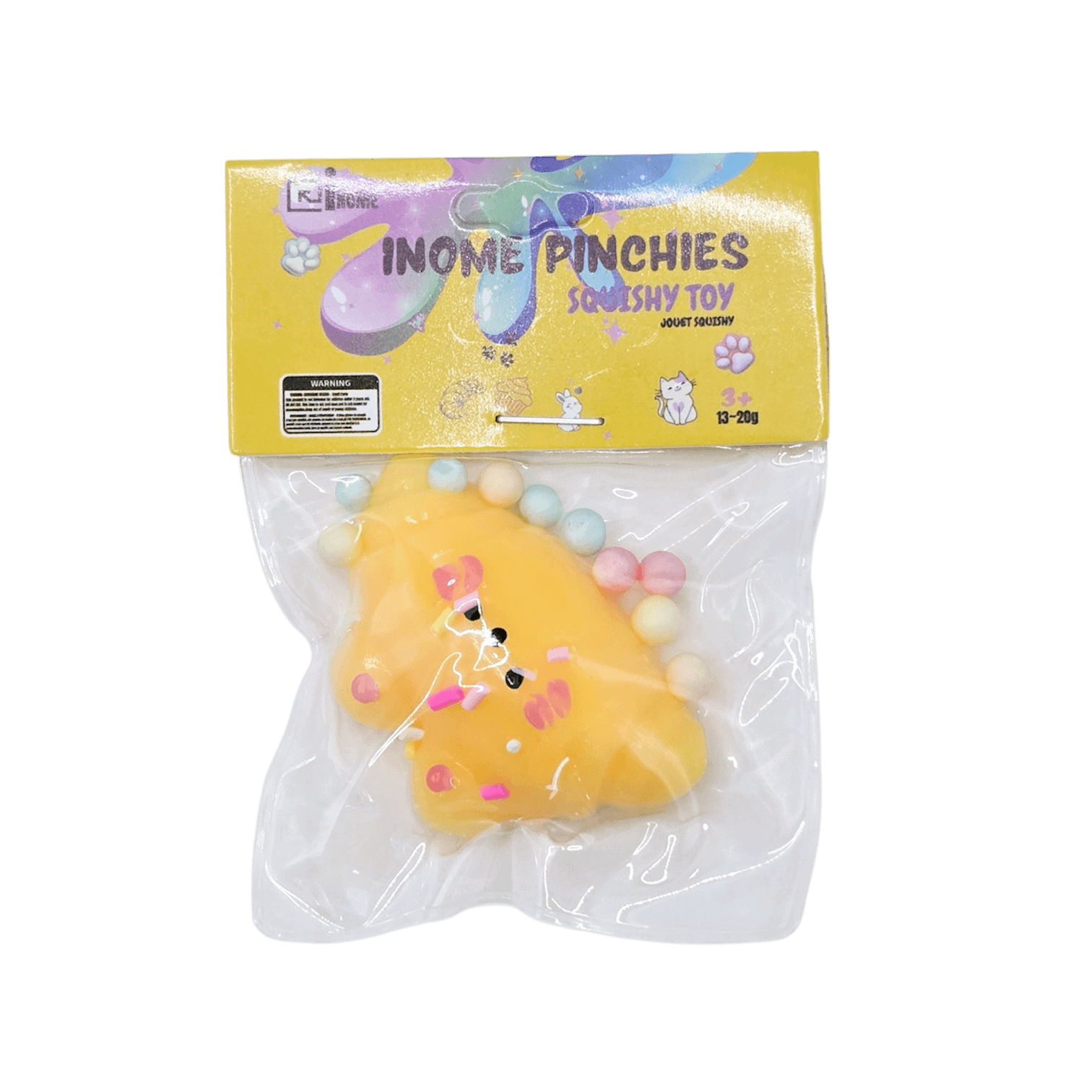 Small Squishy Toys - Box of 60 Assorted Pieces