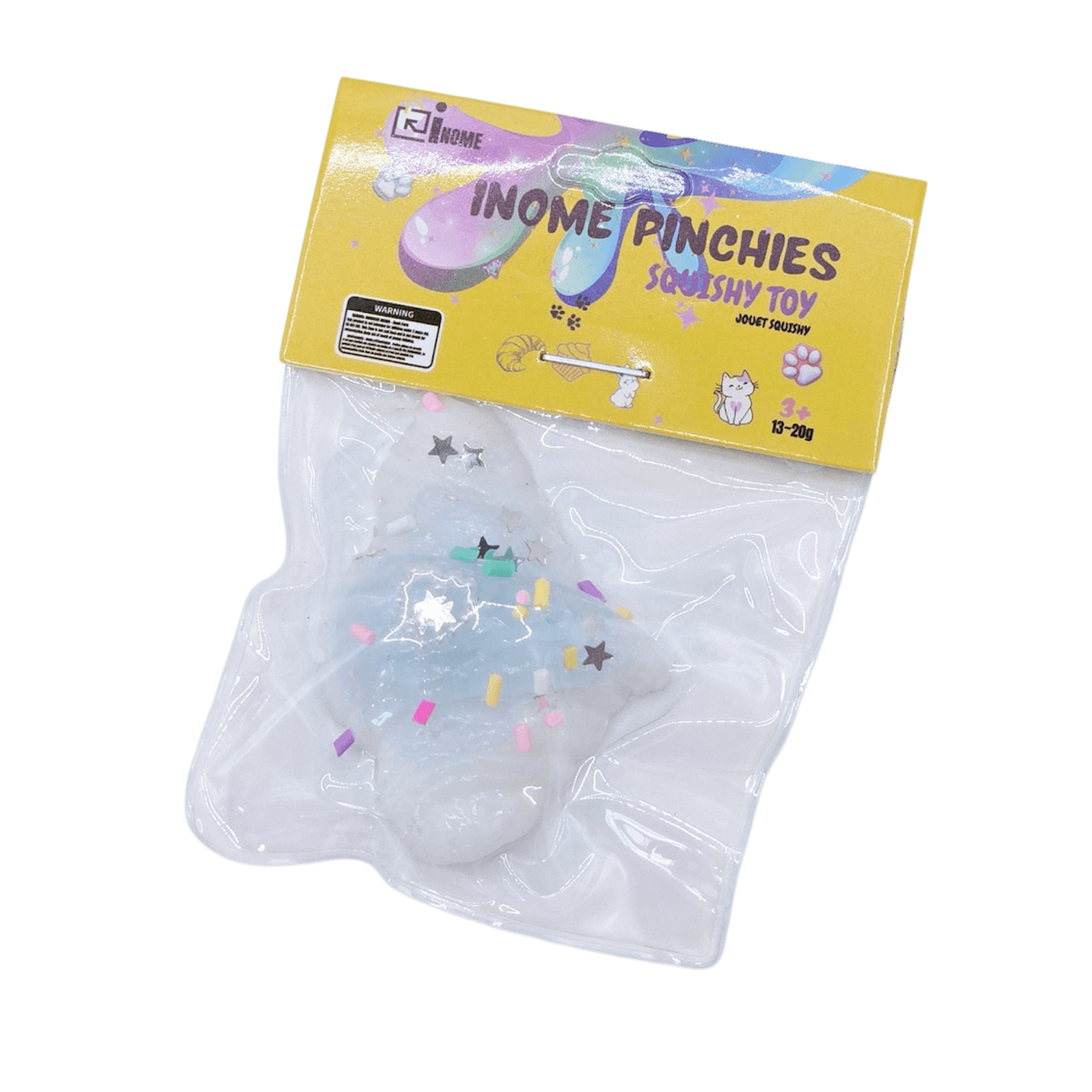 Small Squishy Toys - Box of 60 Assorted Pieces
