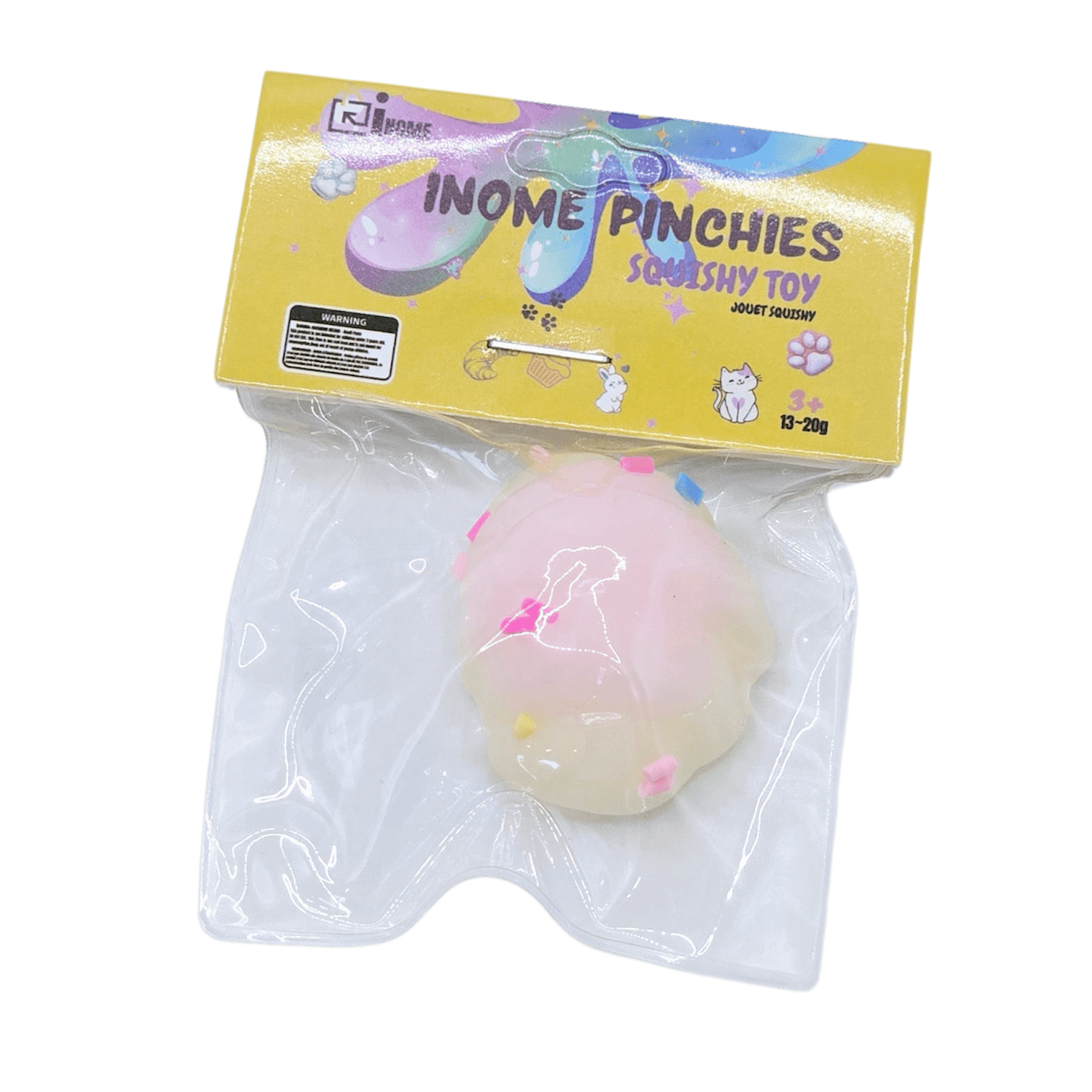 Small Squishy Toys - Box of 60 Assorted Pieces