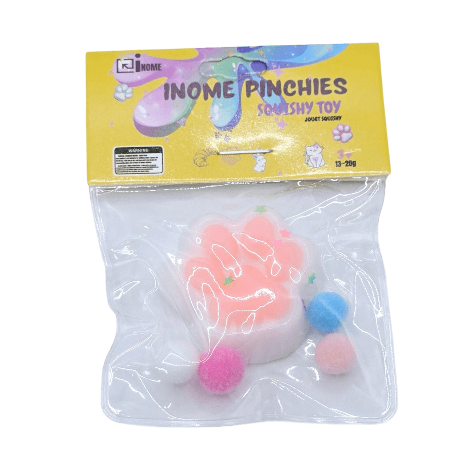 Small Squishy Toys - Box of 60 Assorted Pieces
