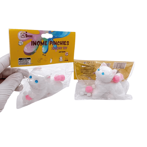 Medium Squishy 3D Stereoscopic Cat - Box of 16 Pieces
