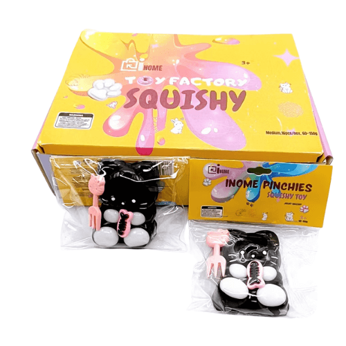 Medium Squishy Bear Fish Bone Accessories  - Box of 16 Pieces