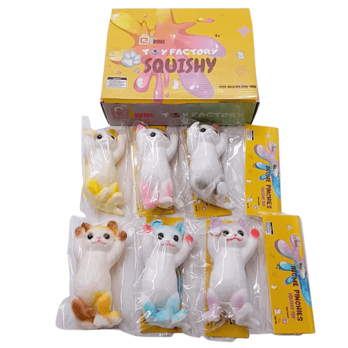 Jumbo Squishy Cat – Box of 6 Pieces