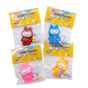 Medium Squishy Cartoon Bear - Box of 16 Pieces