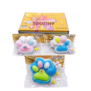 Jumbo Squishy 10cm Gerbera Accessories Cat Paw – Box of 6 Pieces