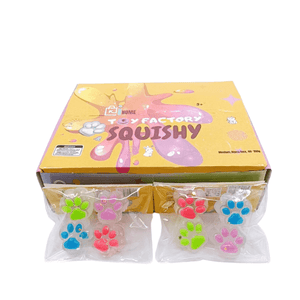 Medium Squishy Mini Cat Paw Set - Box of 16 Pieces