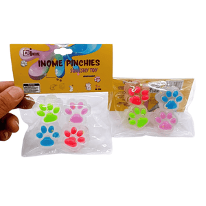 Medium Squishy Mini Cat Paw Set - Box of 16 Pieces