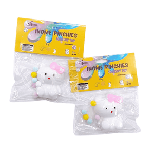 Medium Squishy Sequin Cat - Box of 16 Pieces