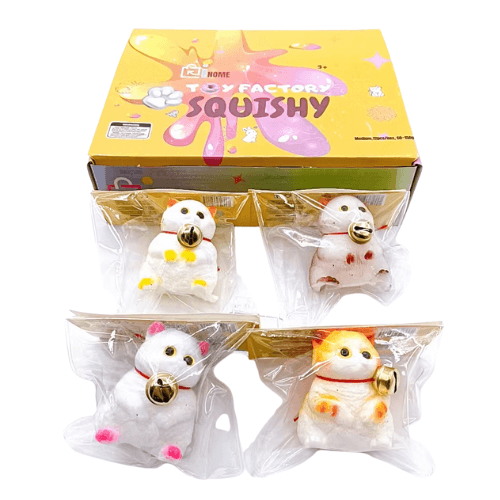 Large Squishy Small Dun Dun Cat - Box of 12 Pieces