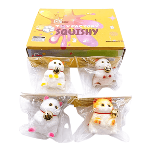 Large Squishy Small Dun Dun Cat - Box of 12 Pieces