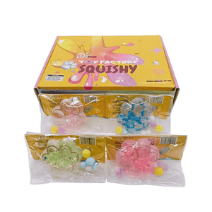Medium Squishy Sparkling Cat Paw - Box of 16 Pieces