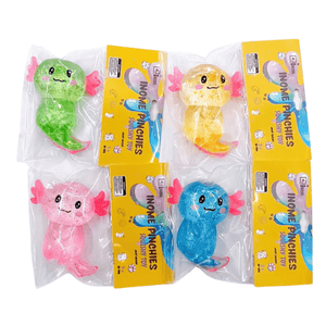 Medium Maltose Sugar Salamander Decompression Squishy Toys - Box of 16 Pieces