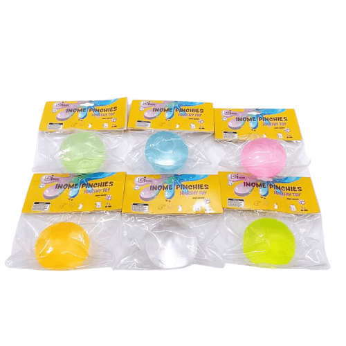 Medium Maltose Smooth Sugar Balls Decompression Squishy Toys - Box of 16 Pieces