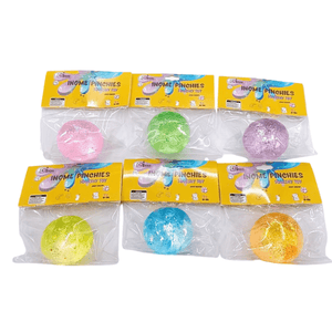 Medium Maltose Sugar Sparkly Balls Decompression Squishy Toys - Box of 16 Pieces