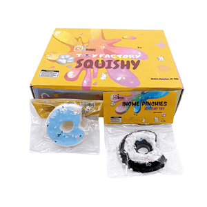 Medium Squishy Notched Doughnut - Box of 16 Pieces
