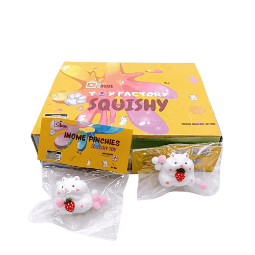 Medium Squishy Small Hamster - Box of 16 Pieces