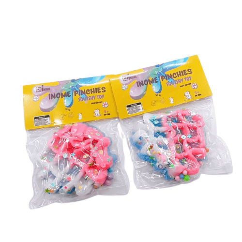 Medium Squishy Triple Color Round Waffle - Box of 16 Pieces