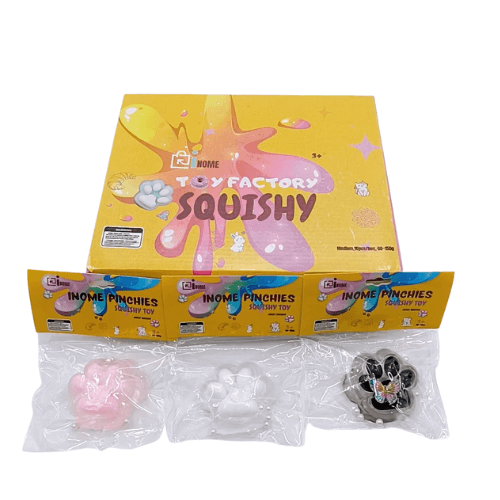 Medium Squishy Butterfly Cat Paw - Box of 16 Pieces