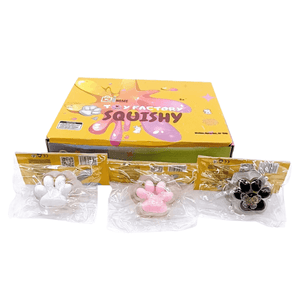 Medium Squishy Butterfly Cat Paw - Box of 16 Pieces