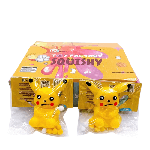 Medium Squishy Yellow Cat - Box of 16 Pieces