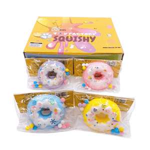 Medium Squishy Sugar Doughnut - Box of 16 Pieces