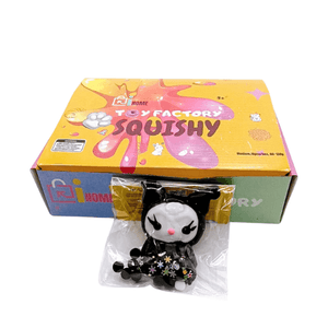Medium Squishy Black Kitty Cat - Box of 16 Pieces