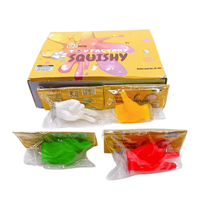 Medium Squishy Funny Hand Gesture - Box of 16 Pieces