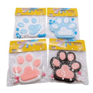 Jumbo Squishy 14cm Flat Cat Paw– Box of 6 Pieces