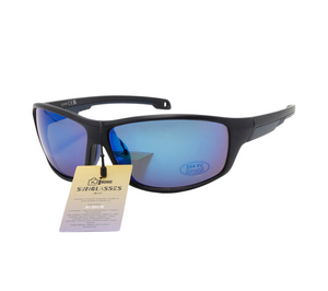 Black and Dark Blue Polarized sunglasses