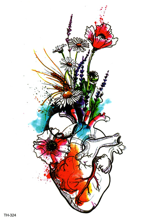 15 Piece Temporary Tattoo Refill package – Half Arm Designs