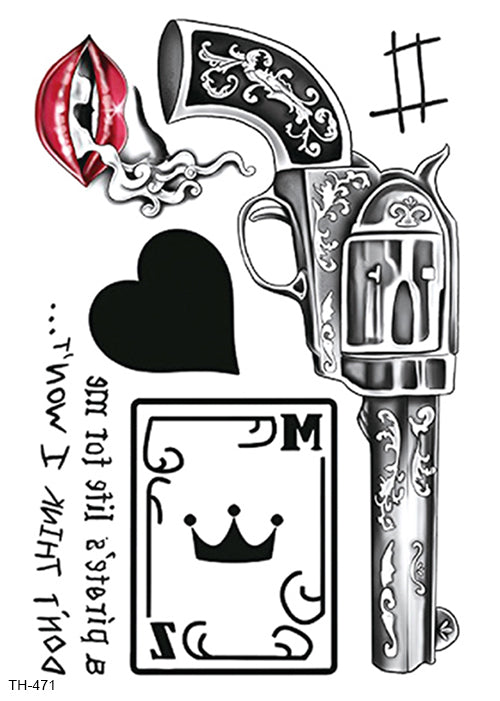 15 Piece Temporary Tattoo Refill package – Half Arm Designs