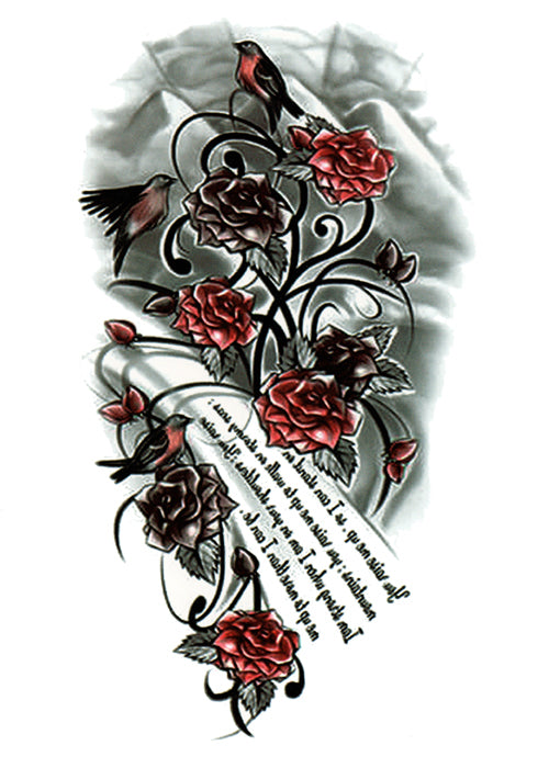 15 Piece Temporary Tattoo Refill package – Half Arm Designs