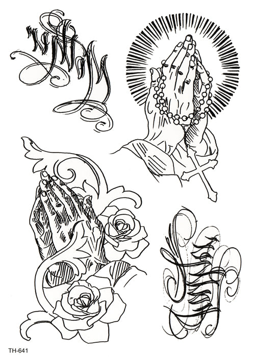 15 Piece Temporary Tattoo Refill package – Half Arm Designs