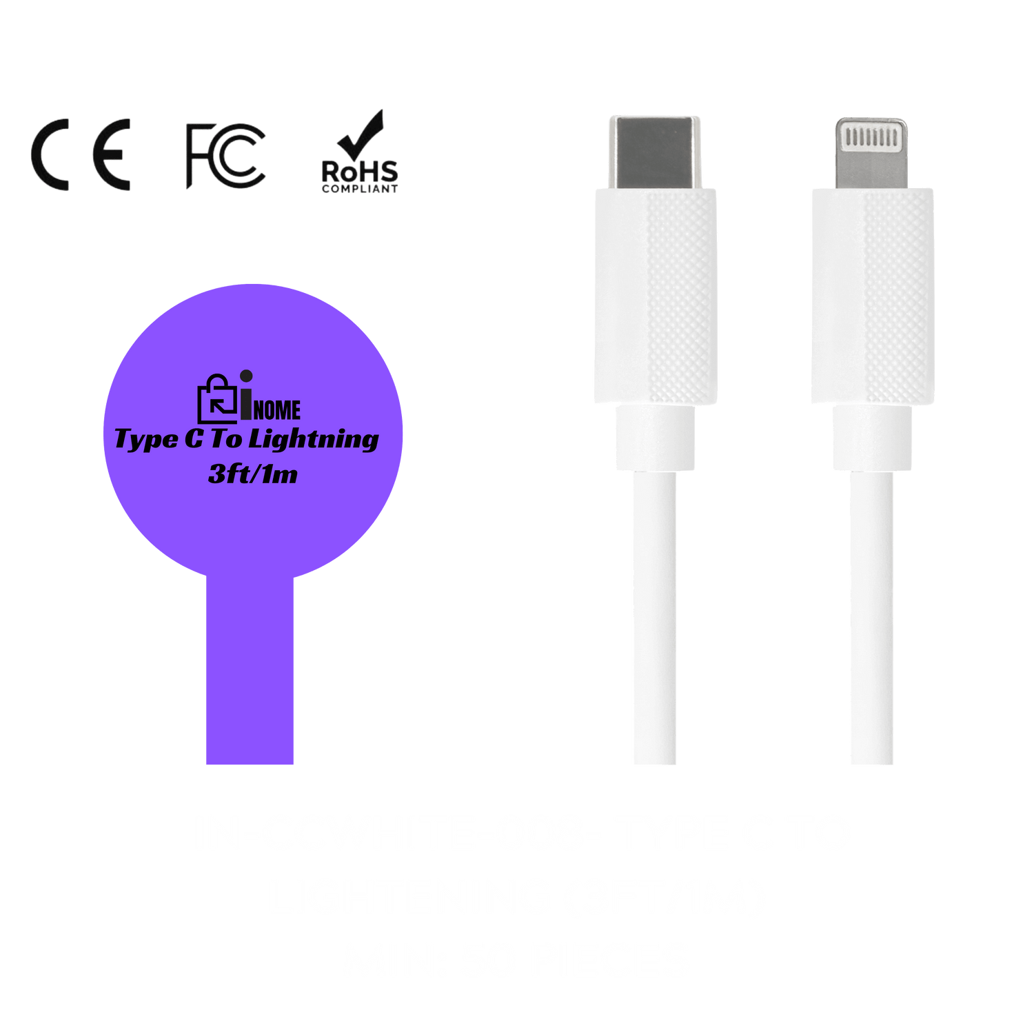 Thick Charger Cables 3ft & 10ft - Mixed Pack of 80