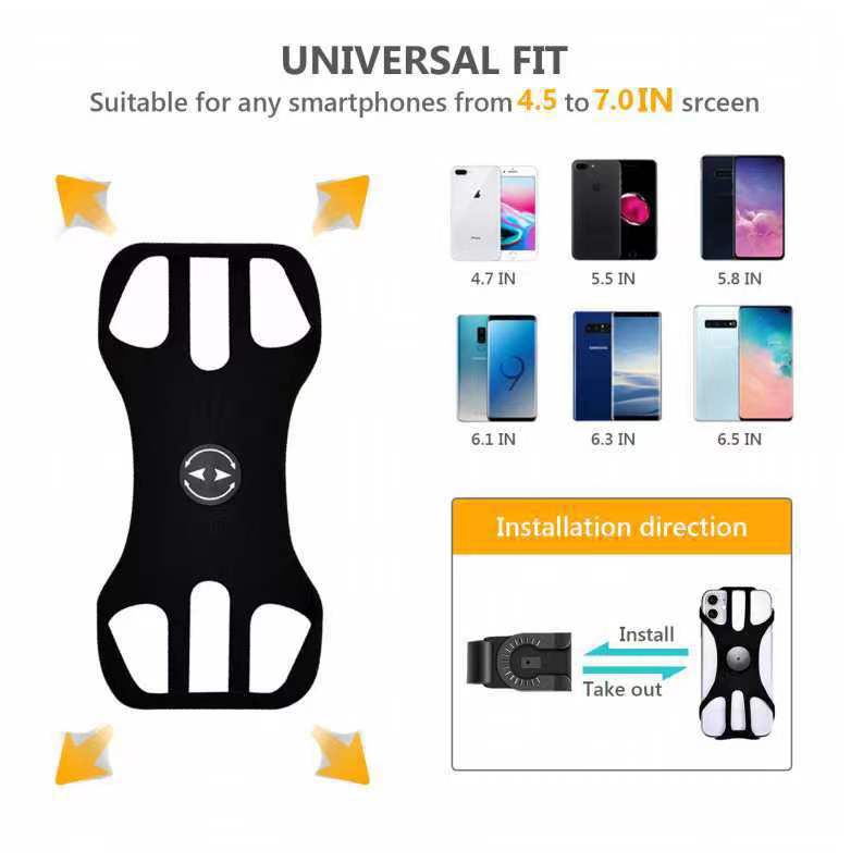 Silicone phone holder - Pack of 5